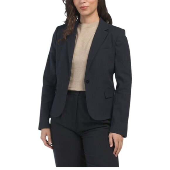 Theory Jackets & Blazers - THEORY Linen Blend Cropped Jacket